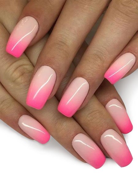 20 entzückende rosa Nägel werden Sie lieben Pink Ombre Nägel