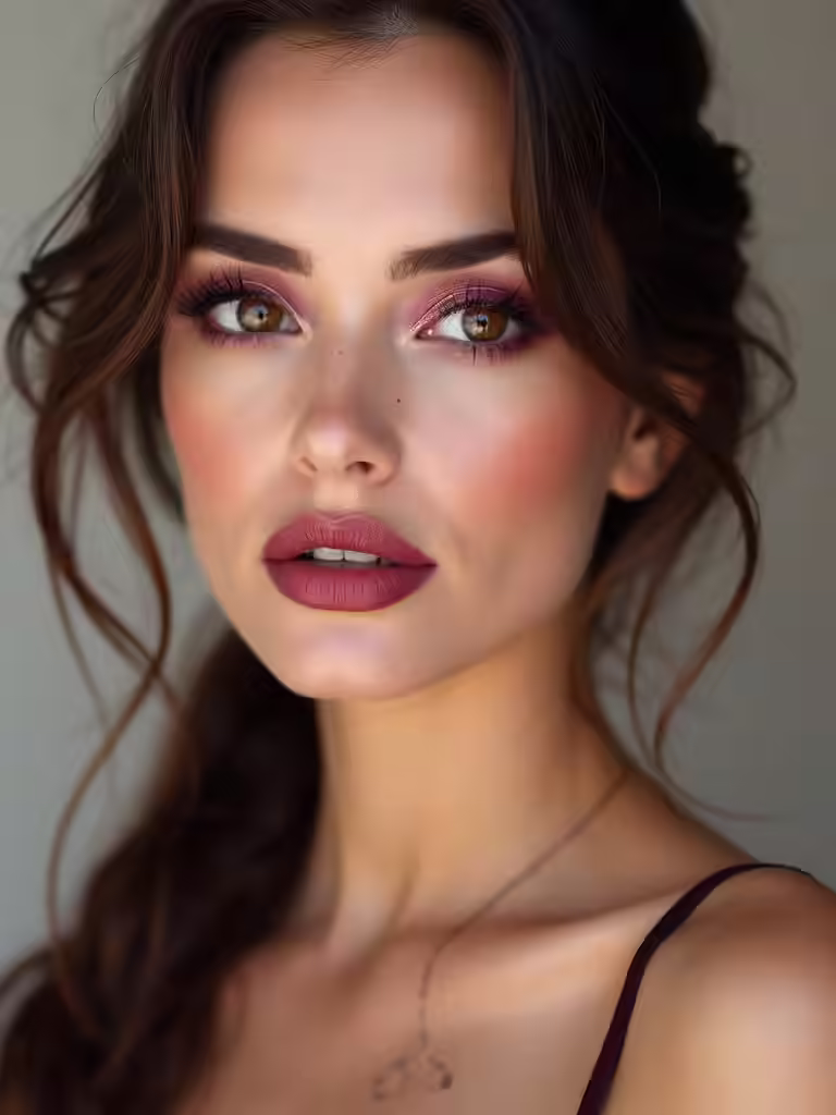 Pflaumen- und Burgunder-Wärme