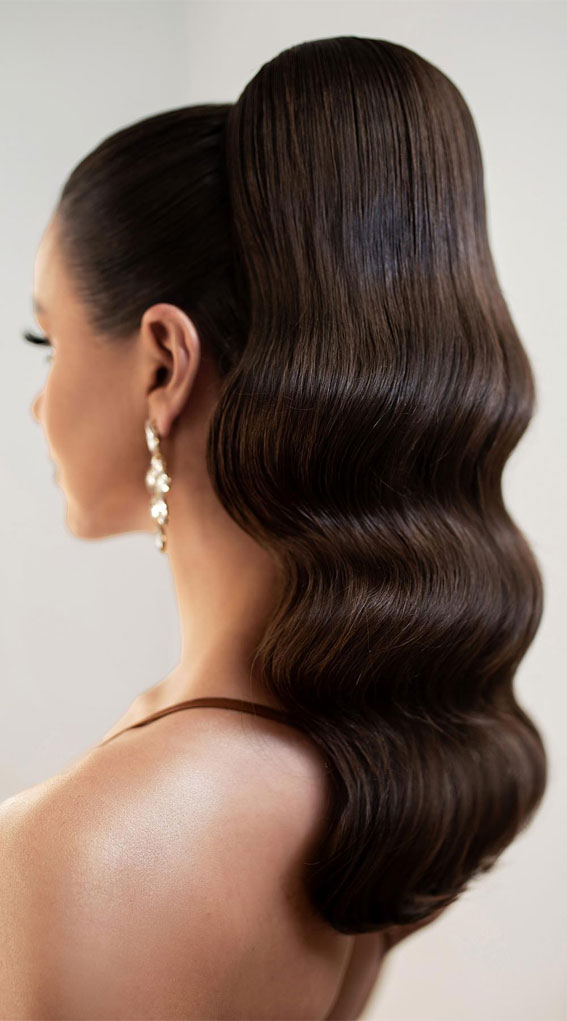 Pferdeschwanzfrisur, Pferdeschwanzfrisuren für Hochzeit, Pferdeschwanzfrisuren für schwarze Haare, Pferdeschwanzfrisuren Abschlussball, hohe Pferdeschwanzfrisuren, Pferdeschwanzfrisuren für Bräute, schläfrige Frühstücksschwanzfrisuren Frisuren