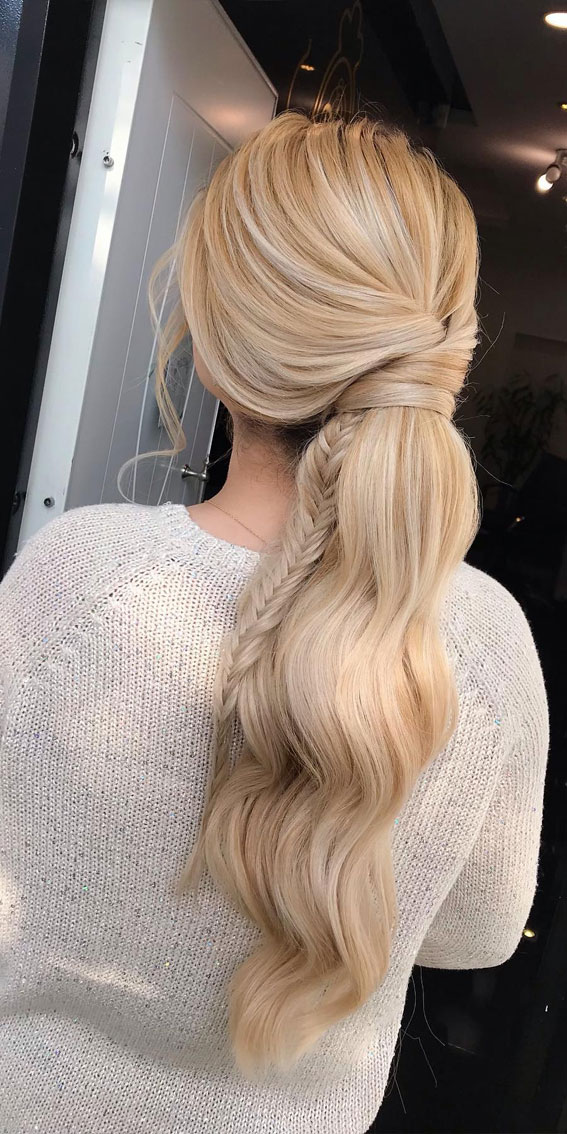 Pferdeschwanzfrisur, Pferdeschwanzfrisuren für Hochzeit, Pferdeschwanzfrisuren für schwarze Haare, Pferdeschwanzfrisuren Abschlussball, hohe Pferdeschwanzfrisuren, Pferdeschwanzfrisuren für Bräute, schläfrige Frühstücksschwanzfrisuren Frisuren