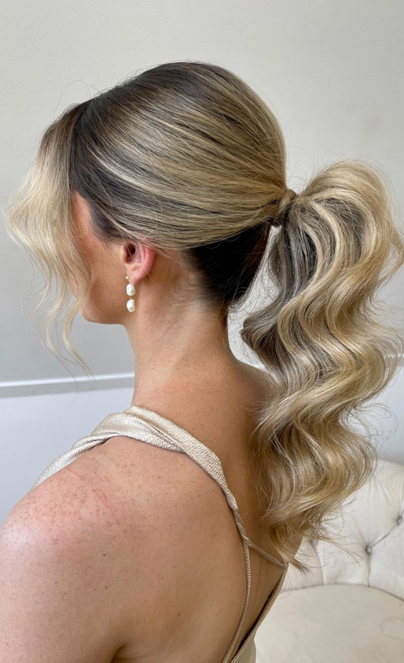 Pferdeschwanzfrisur, Pferdeschwanzfrisuren für Hochzeit, Pferdeschwanzfrisuren für schwarze Haare, Pferdeschwanzfrisuren Abschlussball, hohe Pferdeschwanzfrisuren, Pferdeschwanzfrisuren für Bräute, strukturierte Pferdeschwanzfrisuren Frisuren
