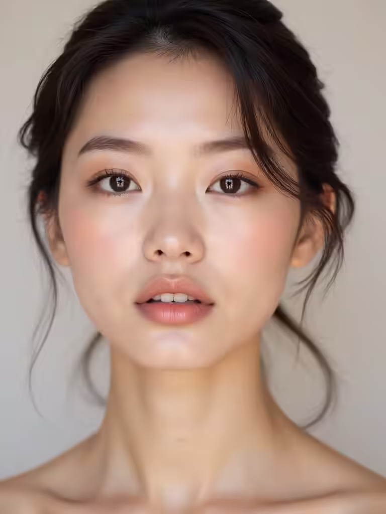 Technik zur Aufhellung der Augenpartie aus Porzellan