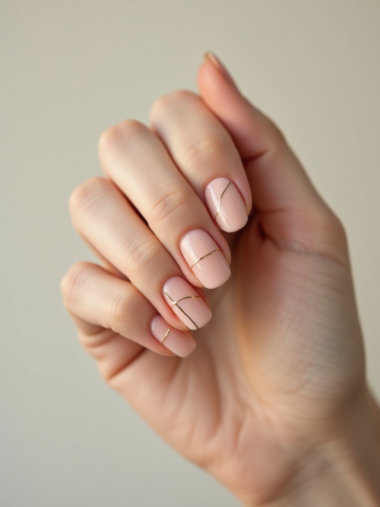 Rasiermessersauberes Single-Streifen-Statement