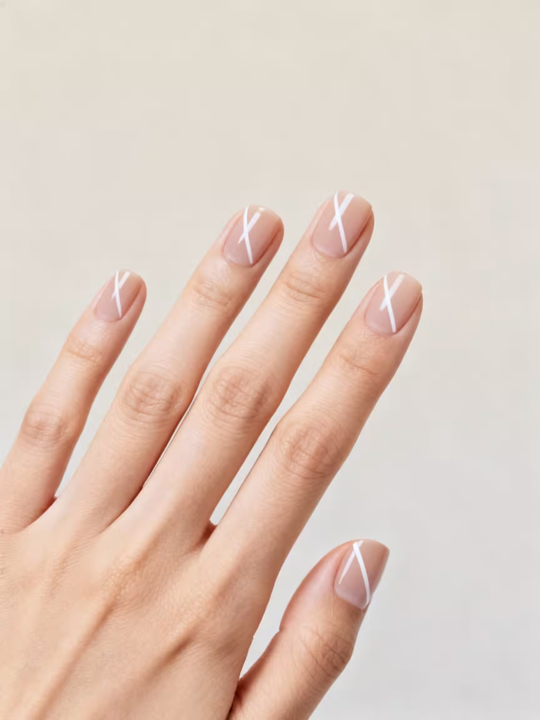 hauchdünne Diagonale mit hohem Kontrast