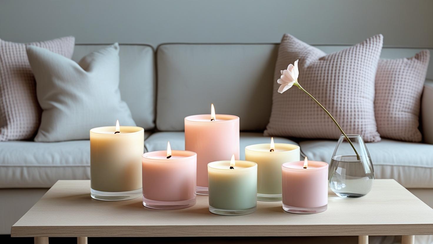 Reduzieren Sie Stress mit duftenden Kerzen