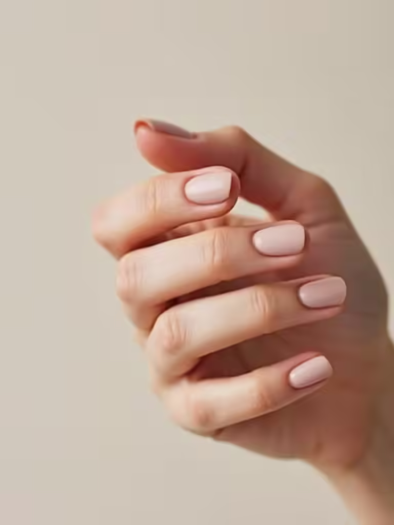 Satin-Nude mit glänzenden Spitzen