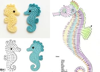 Seahorse Häkelgrafiken: inspirierende Muster und wie man sie beherrscht