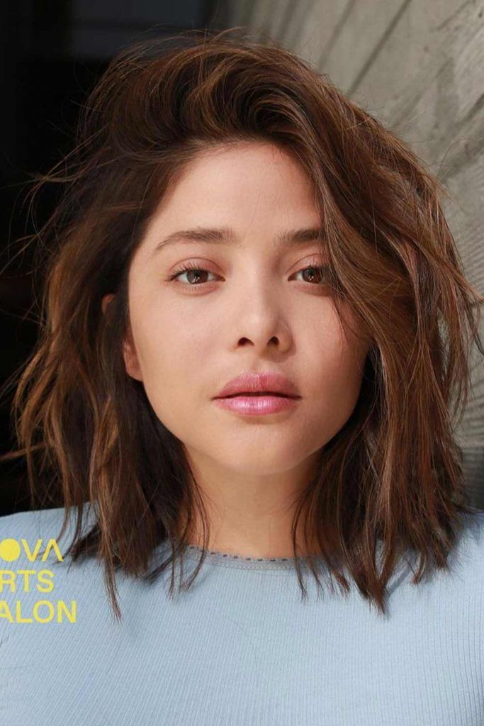 Shaggy mittelgroße Bob