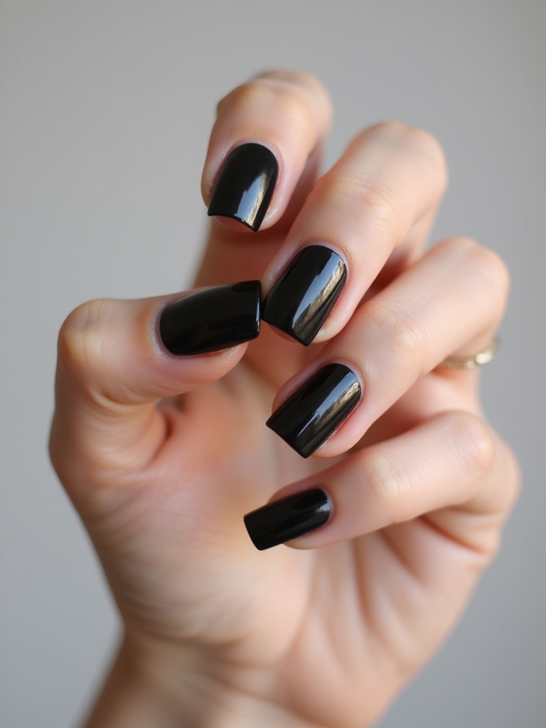 Scharfe minimalistische Negativ-Space-Nägel