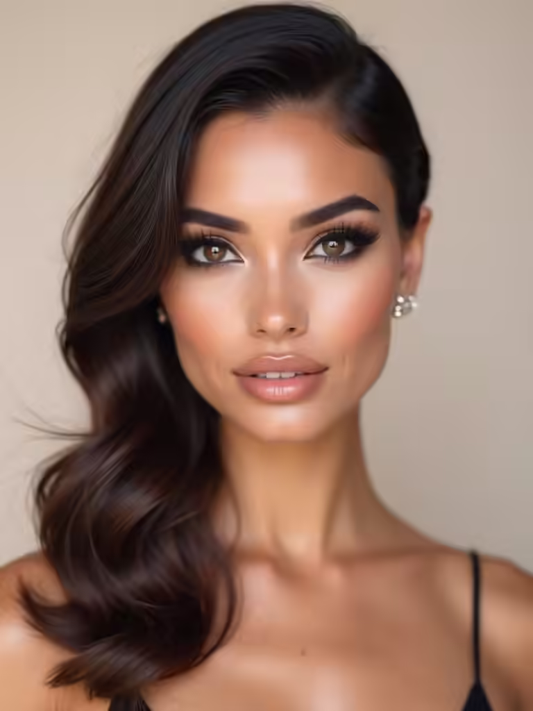 geschmeidiges, flüssiges Cat-Eye-Make-up