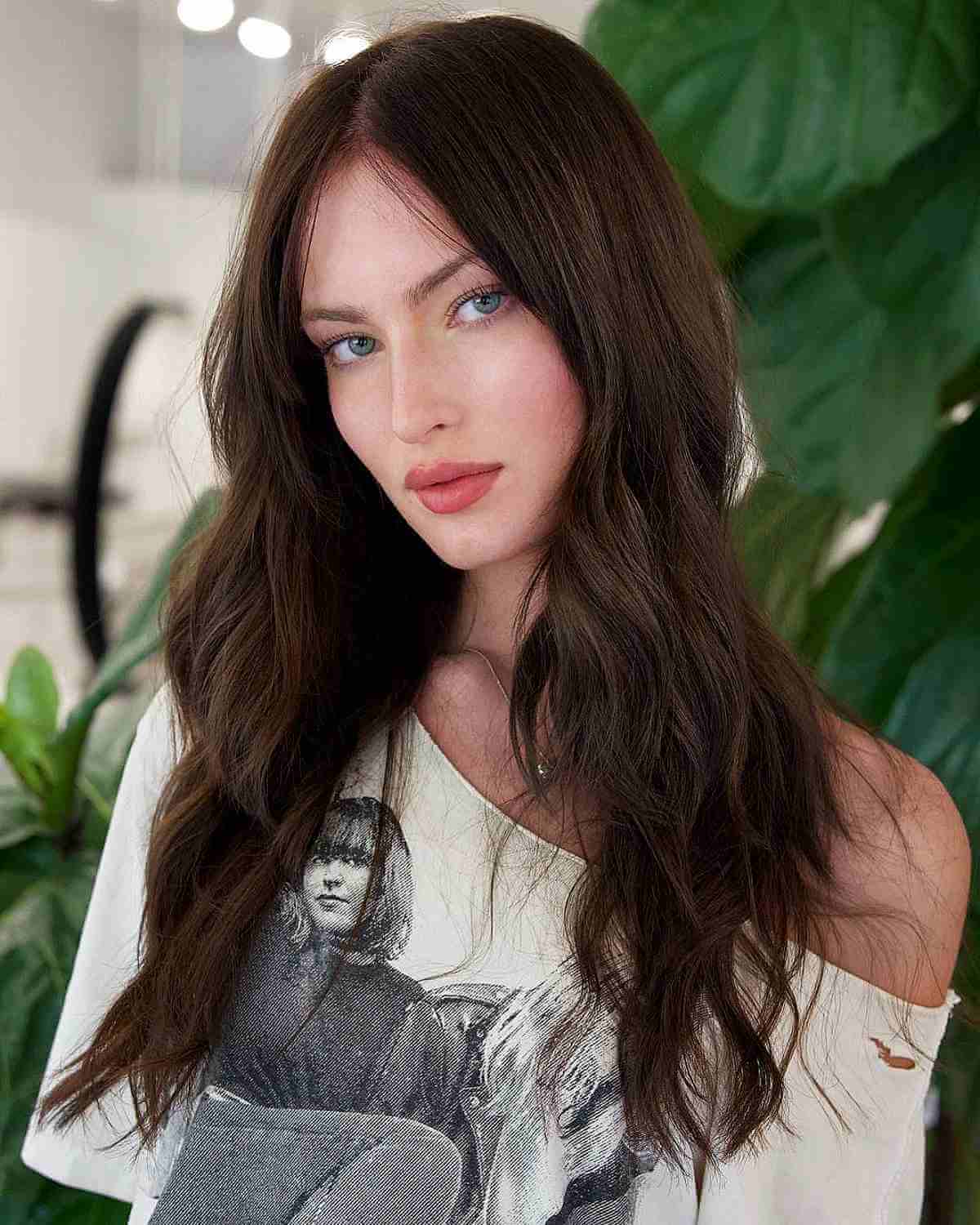 Weiche braune Balayage