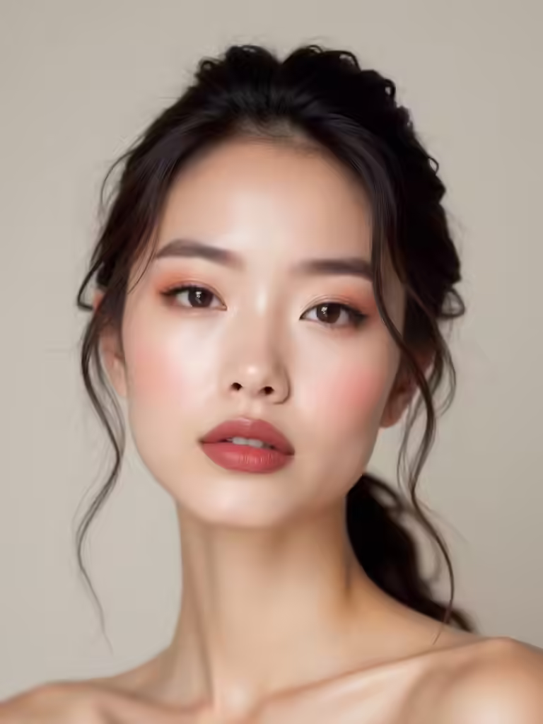 Weiche, verschwommene, gebissene Lippentönung