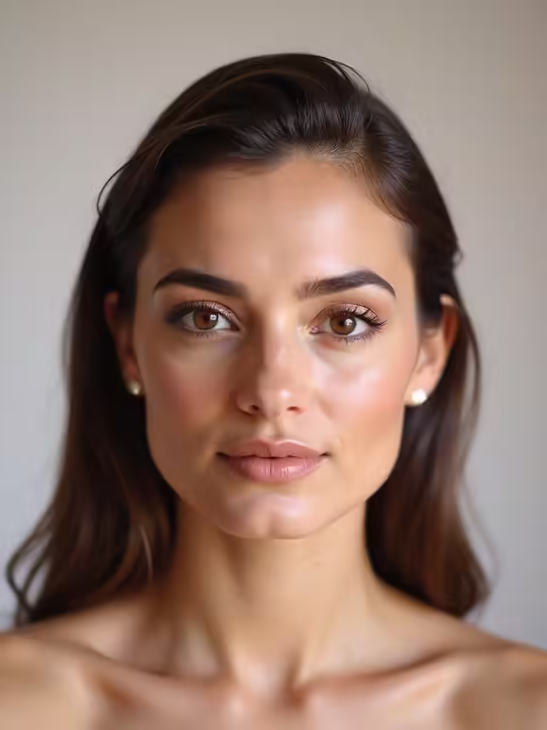 sanfter roségoldener Halo-Schimmer