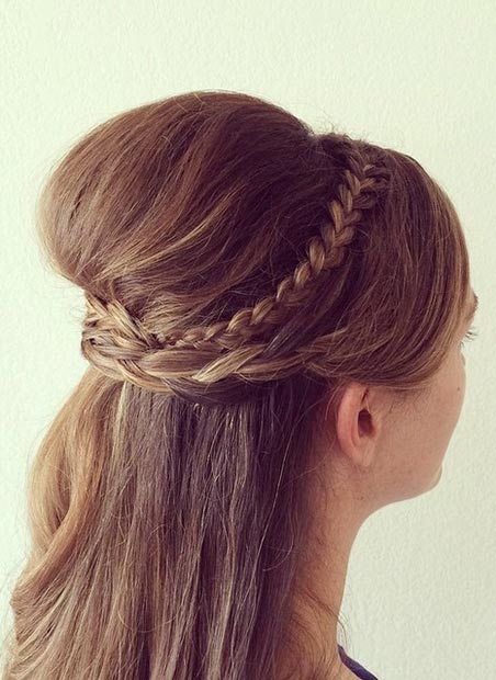 23 atemberaubende Hälfte nach oben, halb unten Frisuren Instagram / Stephanieroseandco