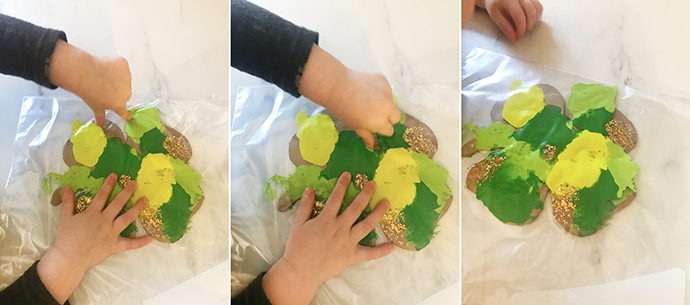 St. Patrick's Day Kleinkindkunst