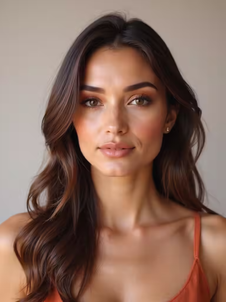 Sonnengebrannte Terrakotta-warme Augen