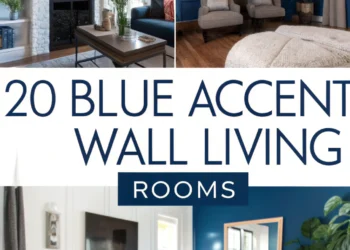 20 Blue Accent Wall Wohnzimmer, die Ihre nächste Erfrischung inspirieren werden