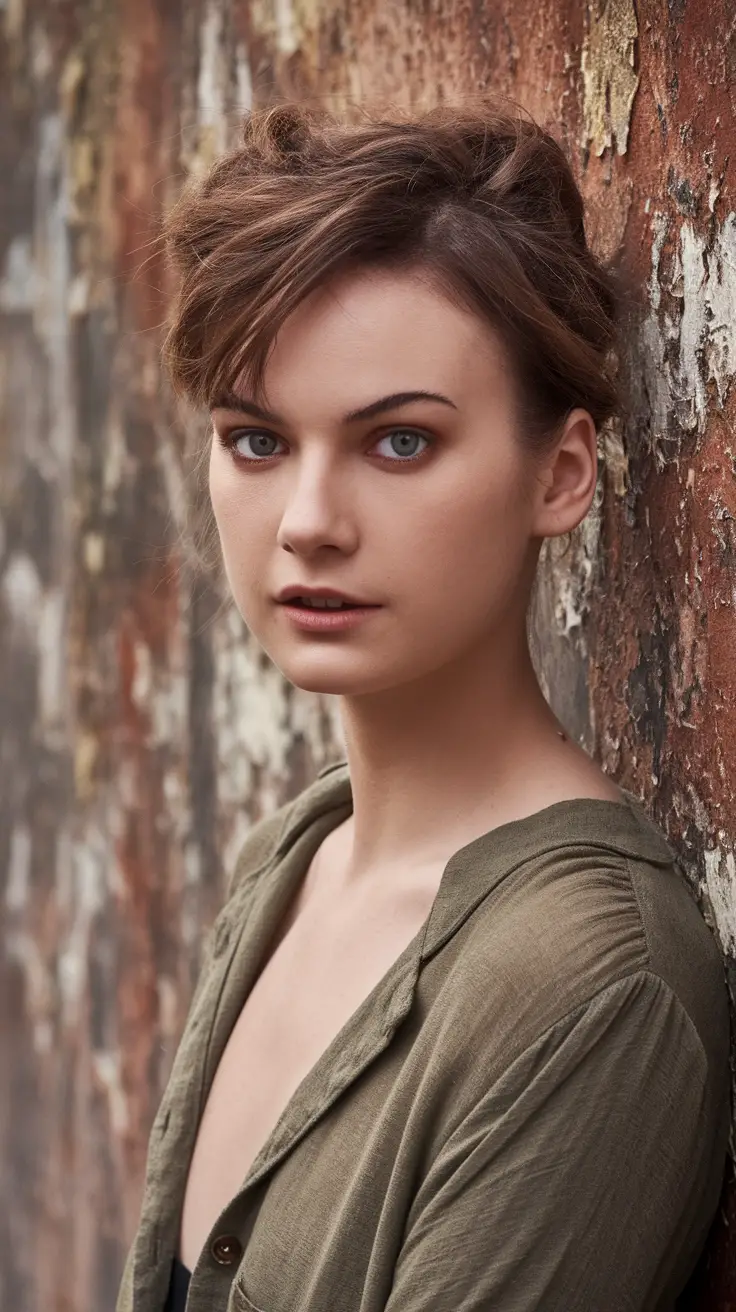 Der kantige Undercut-Pixie