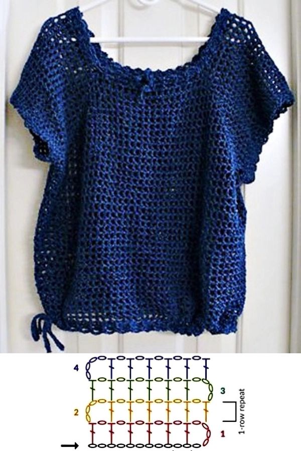 zeitlose Häkelblusenmodelle 4