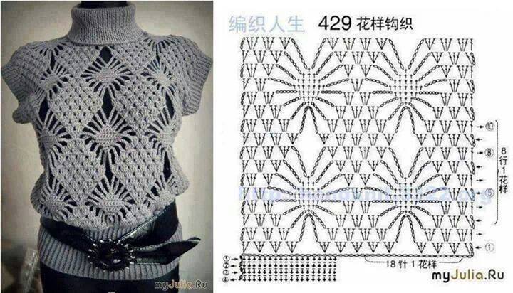 zeitlose Häkelblusenmodelle 5