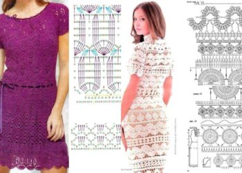 Zeitlose Häkelkleidergrafiken: Eine kreative Erkundung der Häkelmode