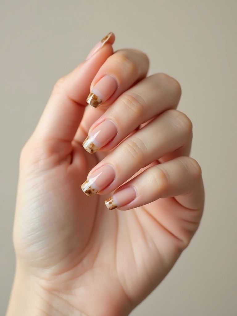 winzige Mikroakzente in Schildpattoptik