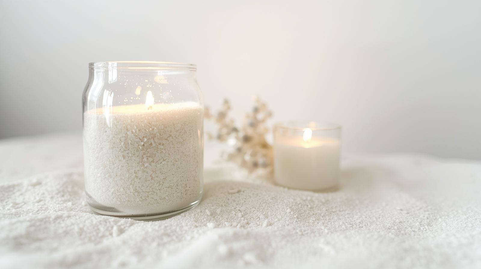 einzigartiges und kreatives Sandkerzenwachs