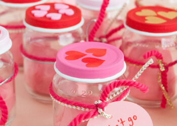 Hausgemachte Spielteigvalentines