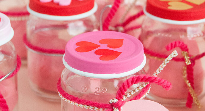 Hausgemachte Spielteigvalentines