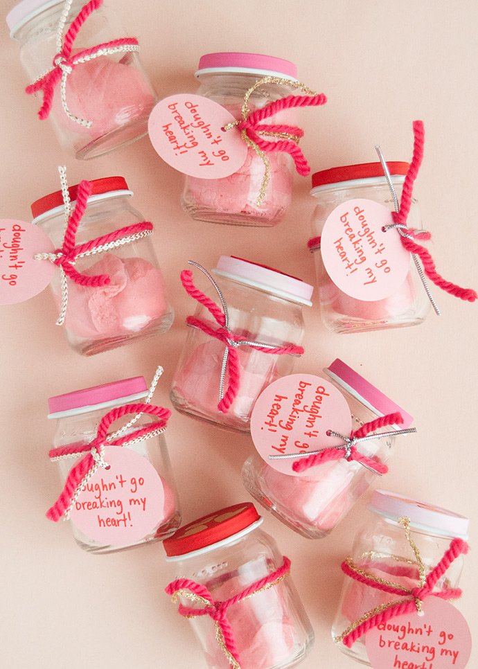 Hausgemachte Spielteigvalentines