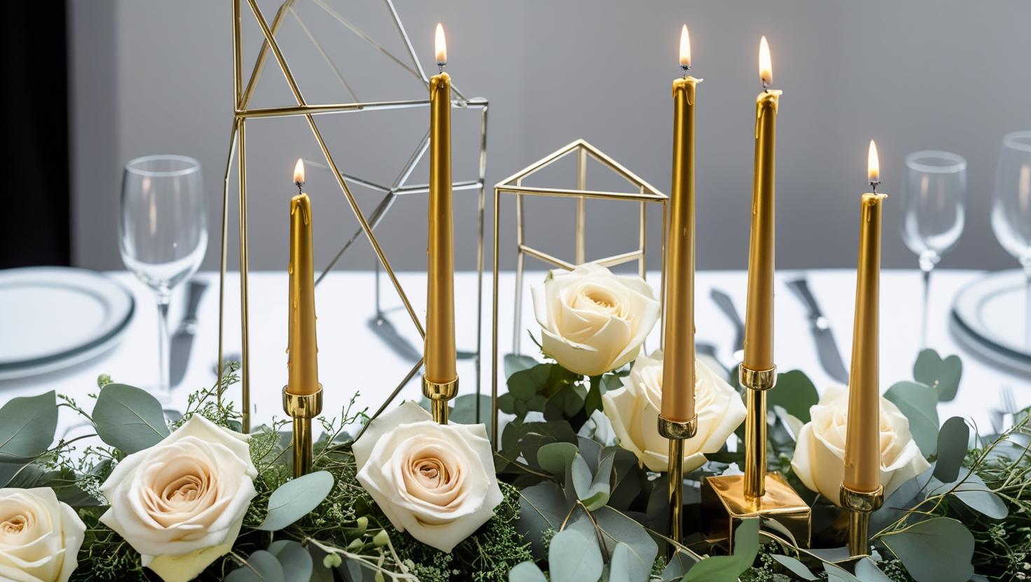 Hochzeitsverjüngungskerzen für Tischzentrum
