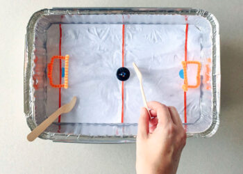 Winterspiele Kunsthandwerk für Kinder