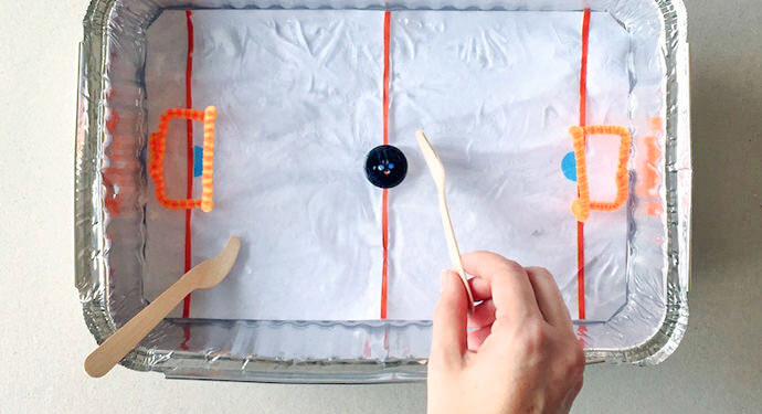 Winterspiele Kunsthandwerk für Kinder