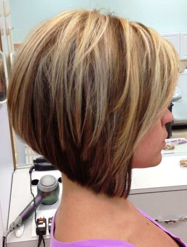 Kinnlanger, gestapelter Bob