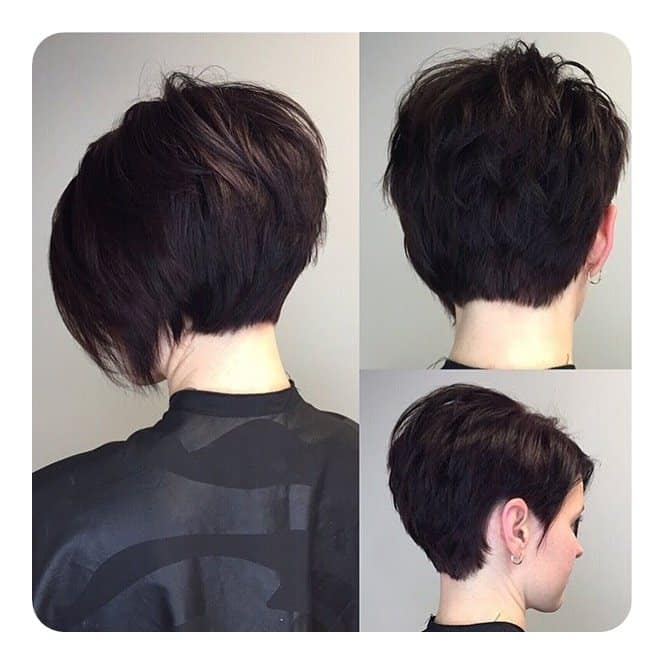 88 Beliebter und cooler asymmetrischer Bob