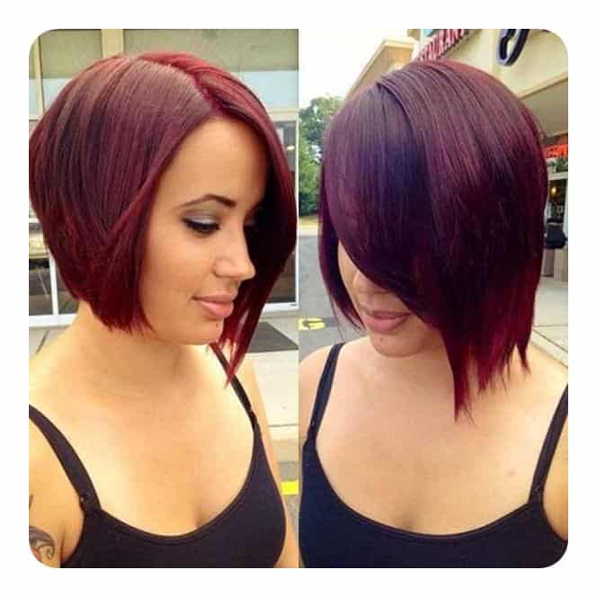 88 Beliebter und cooler asymmetrischer Bob