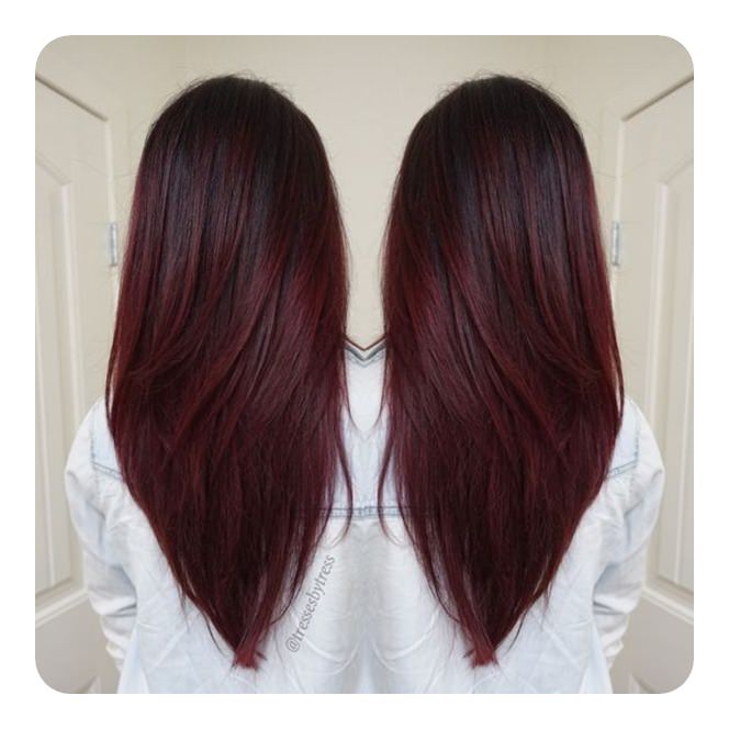 V-förmiger Haarschnitt und U-förmiger Haarschnitt – 57 wunderschöne Frisuren